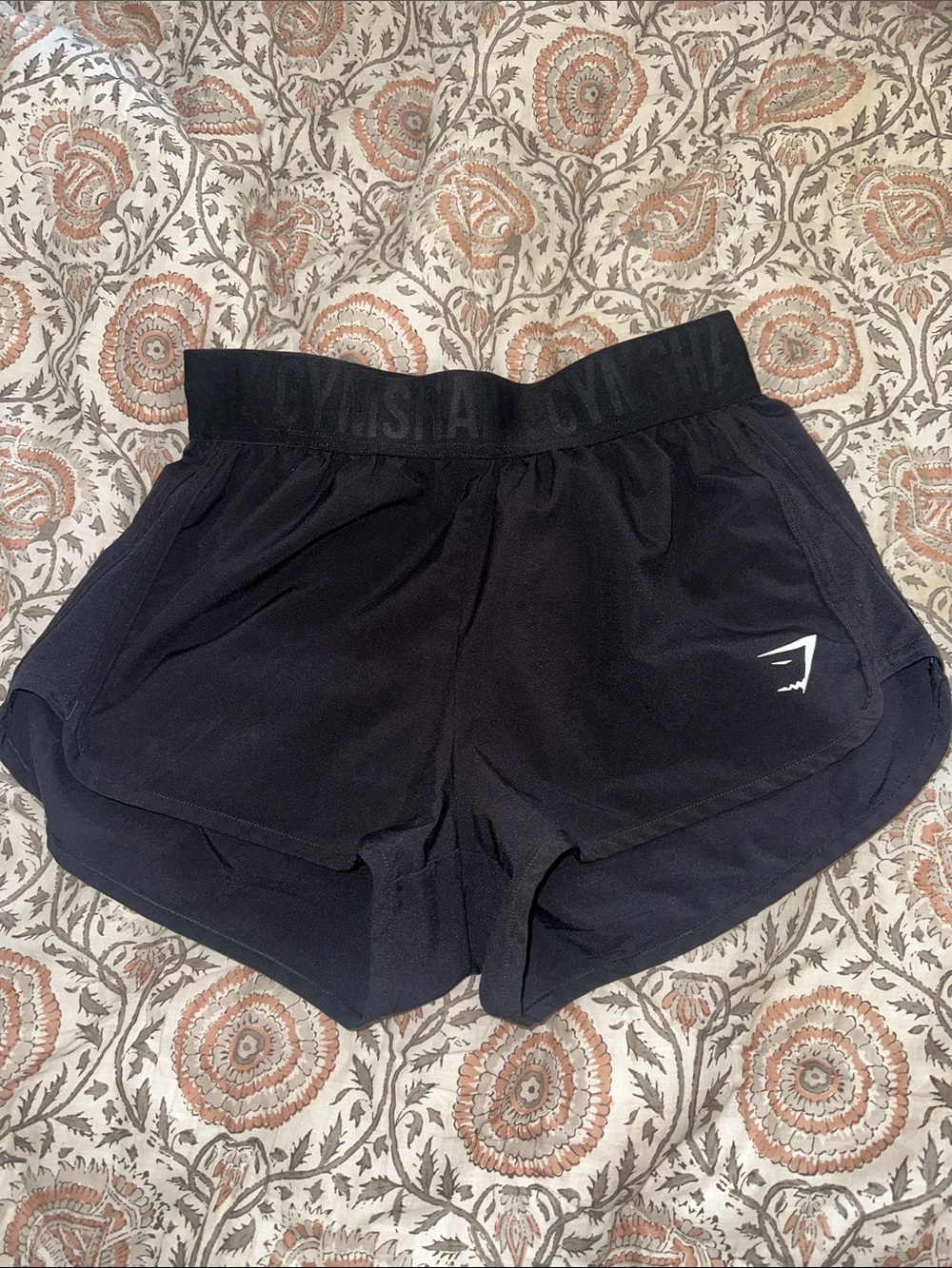 Gymshark Women’s Black Athletic Running Shorts